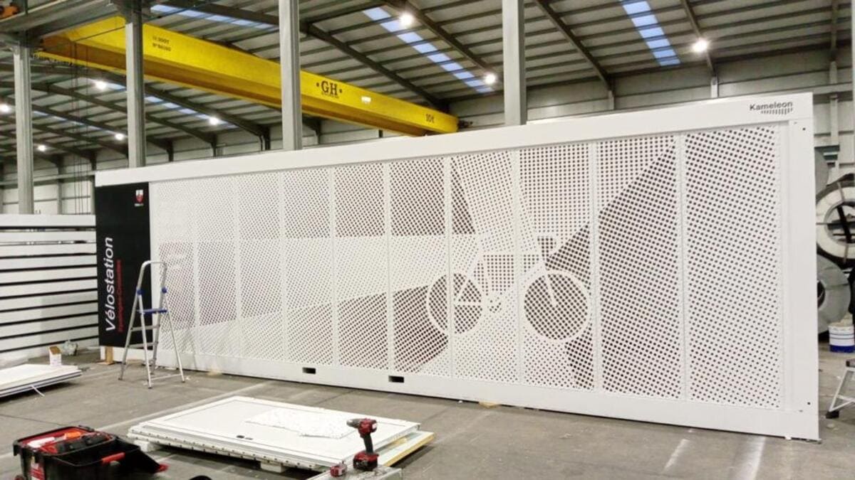 Outdoor bicycle storage - HOUSE-MATIC