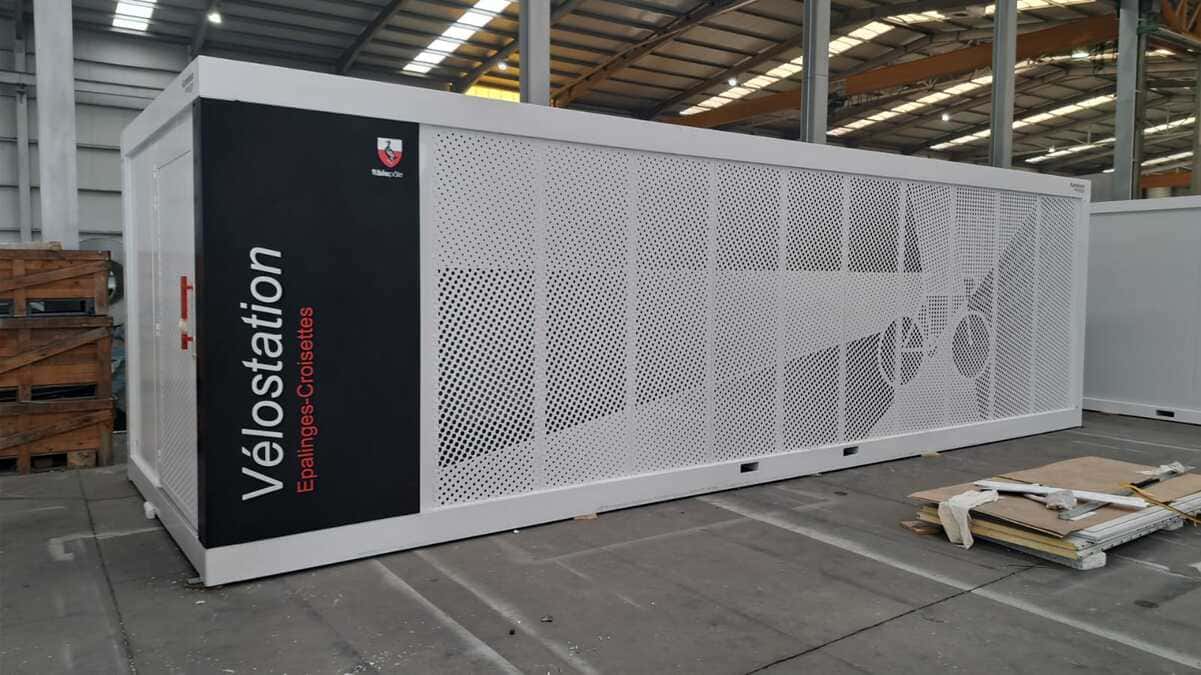 Outdoor bicycle storage - HOUSE-MATIC