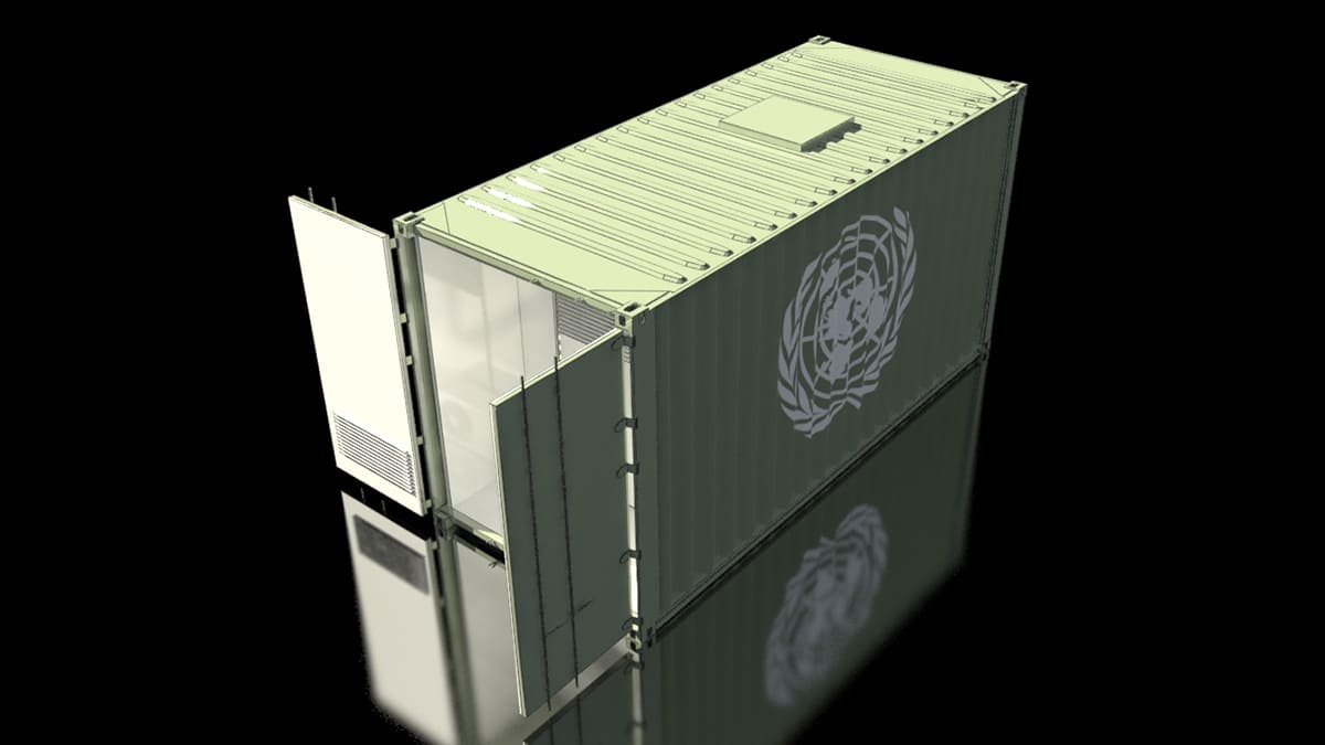 Customised transformation of shipping containers