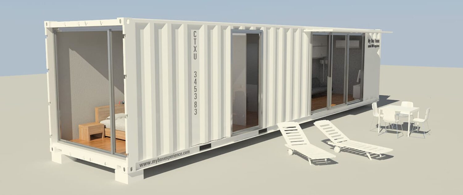 Customised transformation of shipping containers